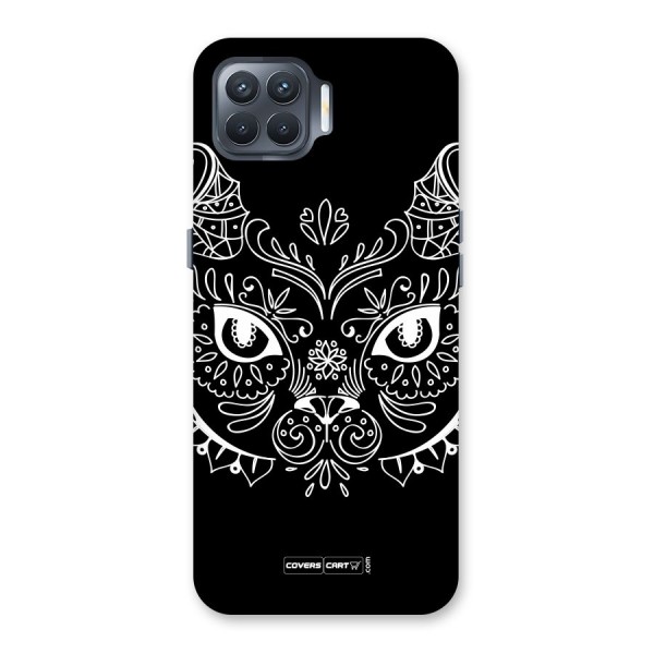 Ethnic Cat Design Back Case for Oppo F17 Pro