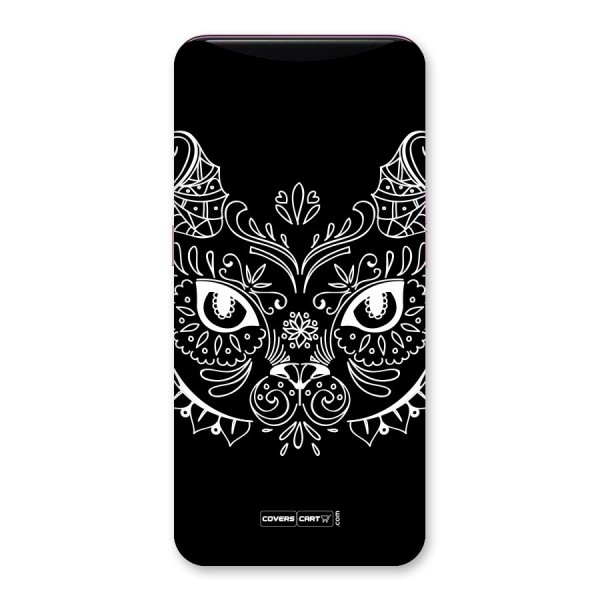 Ethnic Cat Design Back Case for Oppo Find X