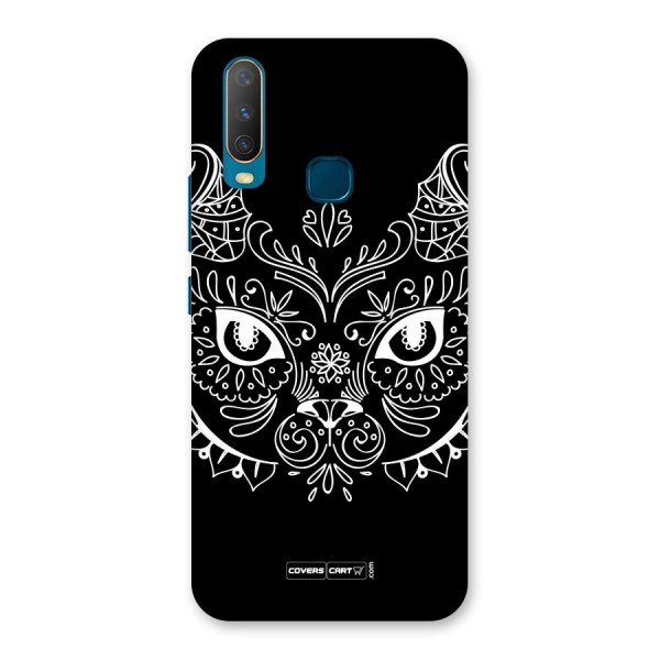 Ethnic Cat Design Back Case for Vivo Y12