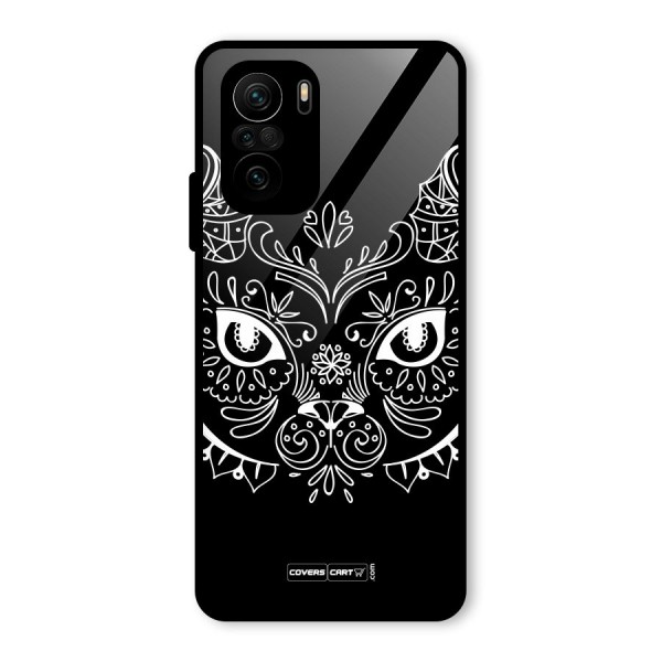 Ethnic Cat Design Glass Back Case for Mi 11x