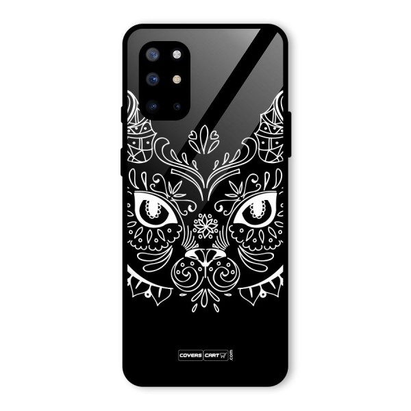 Ethnic Cat Design Glass Back Case for OnePlus 8T