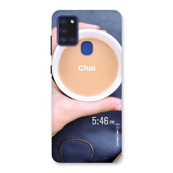 Evening Tea Back Case for Galaxy A21s