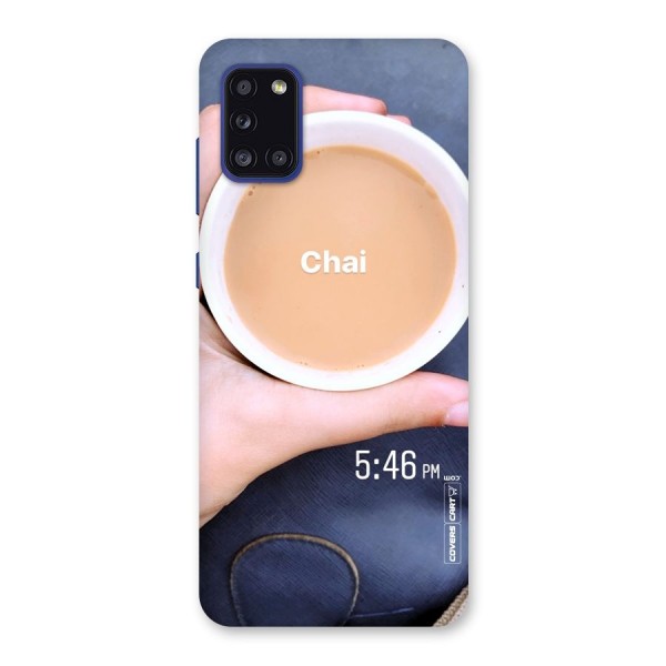 Evening Tea Back Case for Galaxy A31