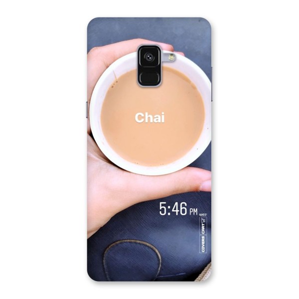 Evening Tea Back Case for Galaxy A8 Plus