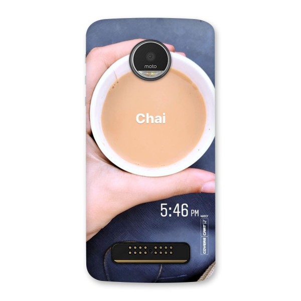 Evening Tea Back Case for Moto Z Play