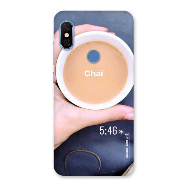 Evening Tea Back Case for Redmi Note 6 Pro