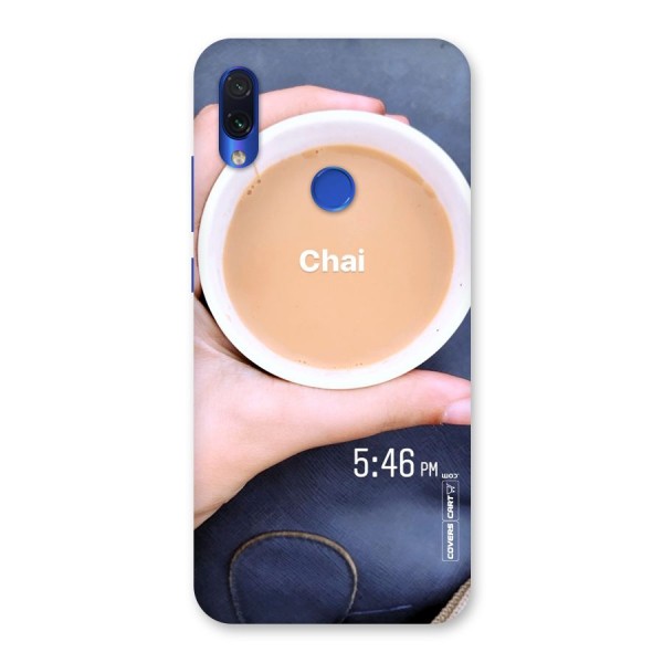 Evening Tea Back Case for Redmi Note 7