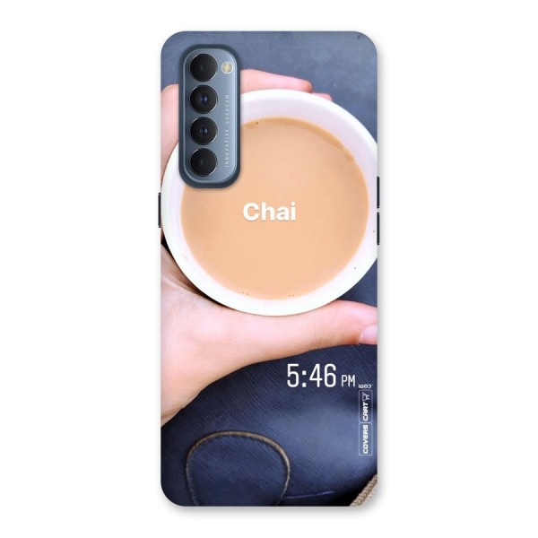 Evening Tea Back Case for Reno4 Pro