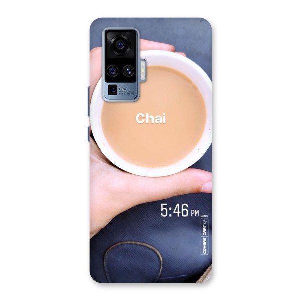 Evening Tea Back Case for Vivo X50 Pro