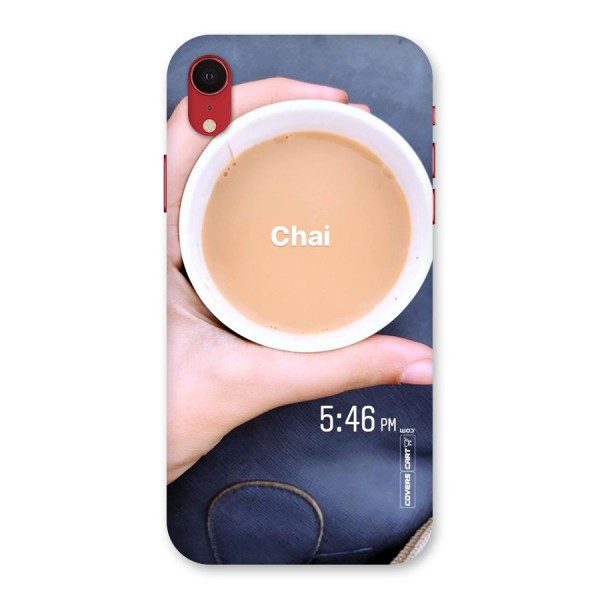 Evening Tea Back Case for iPhone XR