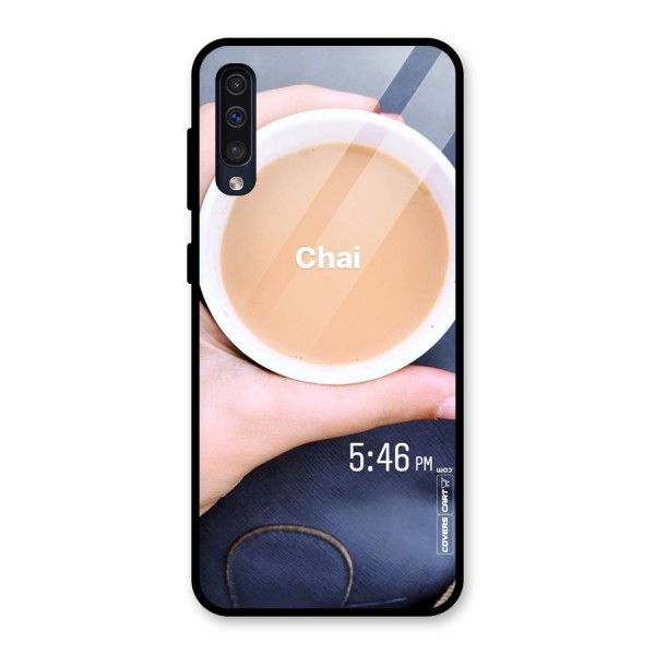 Evening Tea Glass Back Case for Galaxy A50s