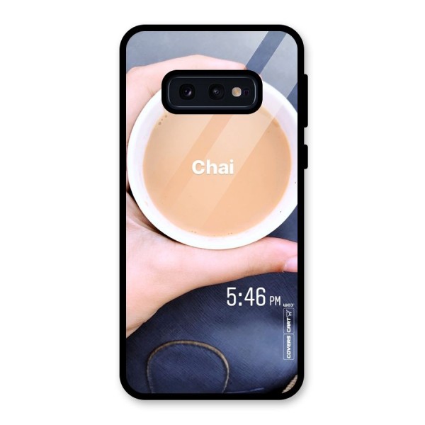 Evening Tea Glass Back Case for Galaxy S10e