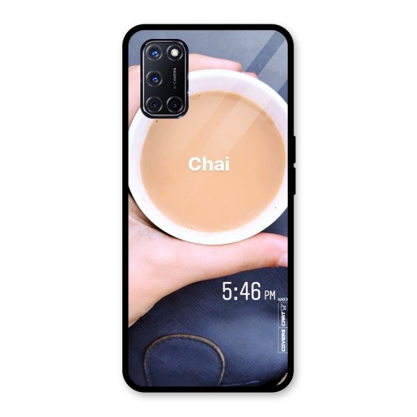 Evening Tea Glass Back Case for Oppo A52