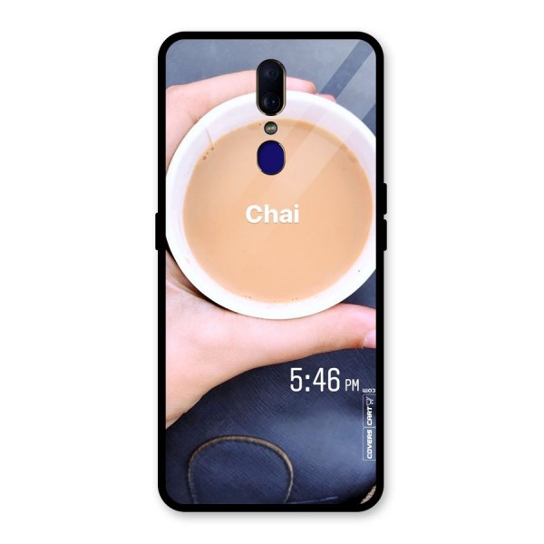 Evening Tea Glass Back Case for Oppo F11