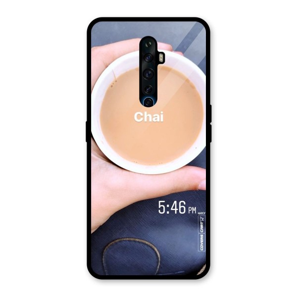 Evening Tea Glass Back Case for Oppo Reno2 Z