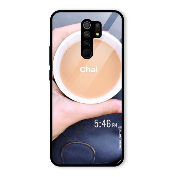 Evening Tea Glass Back Case for Redmi 9 Prime