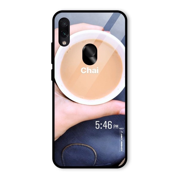 Evening Tea Glass Back Case for Redmi Note 7