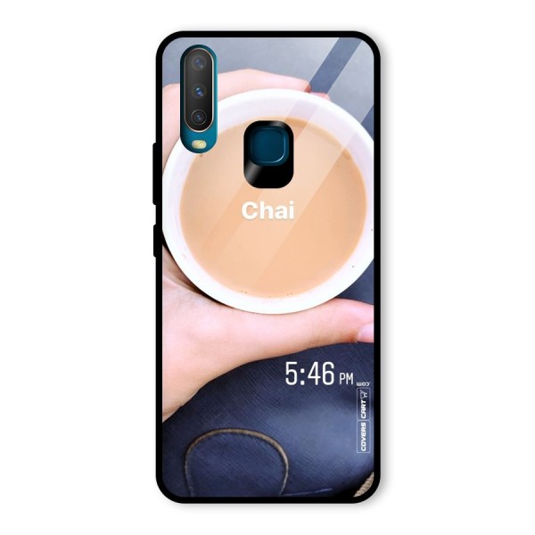 Evening Tea Glass Back Case for Vivo Y12