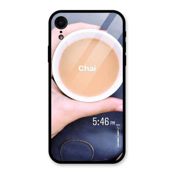 Evening Tea Glass Back Case for XR