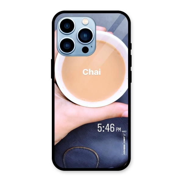 Evening Tea Glass Back Case for iPhone 13 Pro