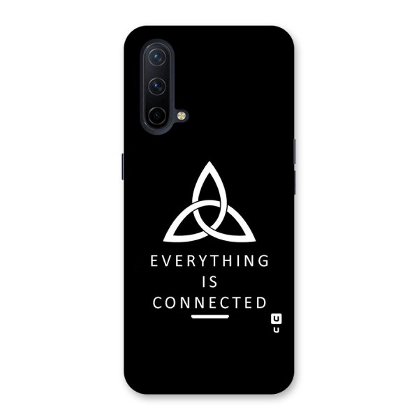 Everything is Connected Typography Back Case for OnePlus Nord CE 5G