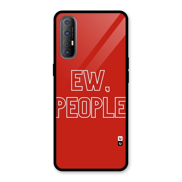 Ew People Glass Back Case for Oppo Reno3 Pro