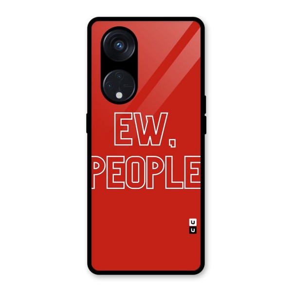 Ew People Glass Back Case for Reno8 T 5G