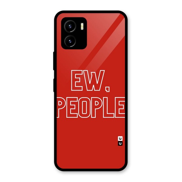 Ew People Glass Back Case for Vivo Y15s