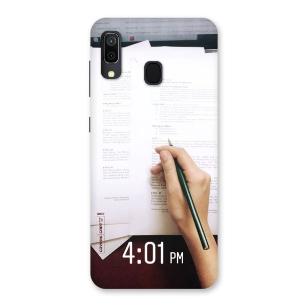 Exam Time Blues Back Case for Galaxy A20