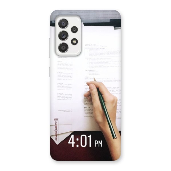 Exam Time Blues Back Case for Galaxy A52