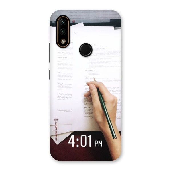 Exam Time Blues Back Case for Lenovo A6 Note