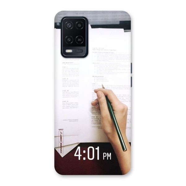 Exam Time Blues Back Case for Oppo A54