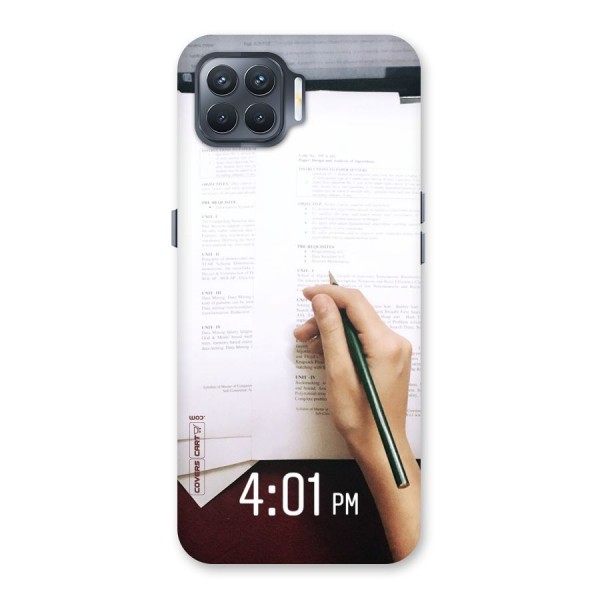 Exam Time Blues Back Case for Oppo F17 Pro