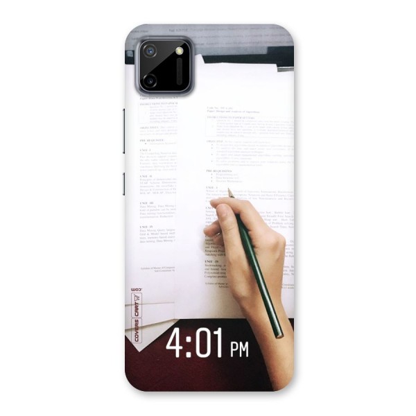 Exam Time Blues Back Case for Realme C11