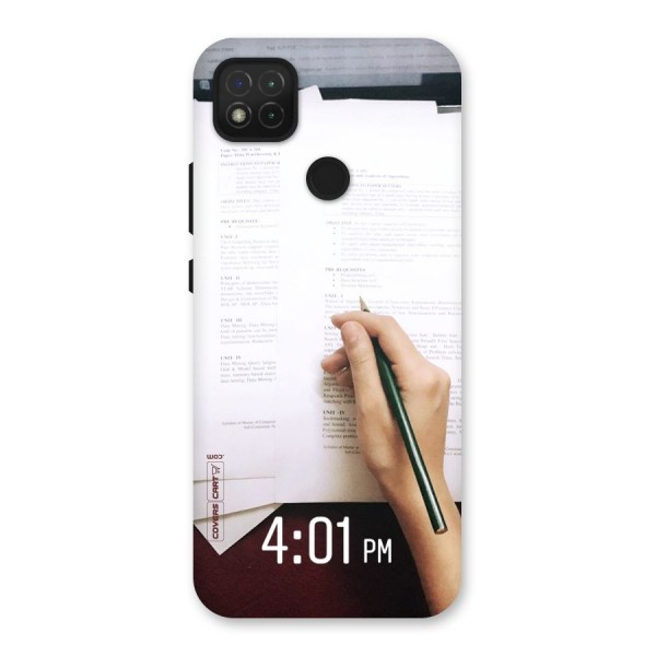 Exam Time Blues Back Case for Redmi 9C