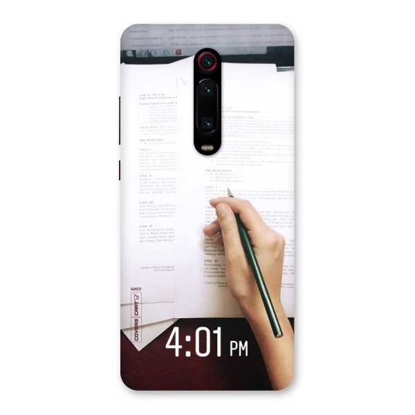 Exam Time Blues Back Case for Redmi K20 Pro