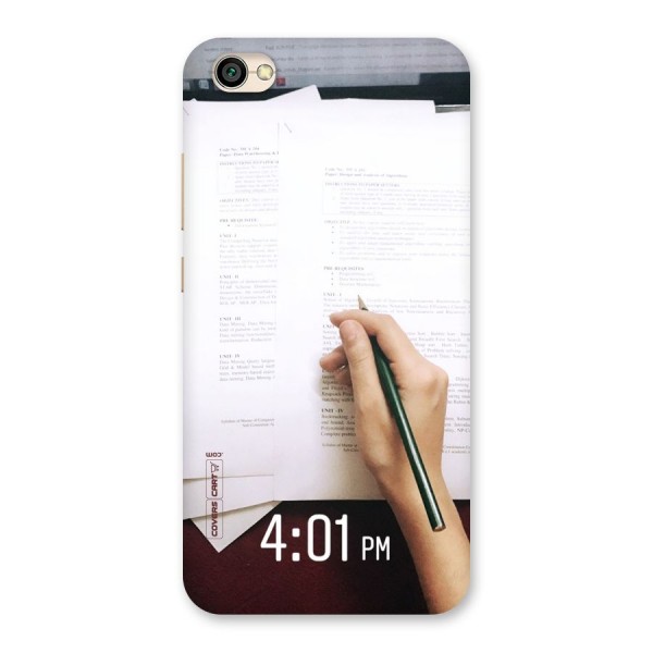 Exam Time Blues Back Case for Redmi Y1 Lite