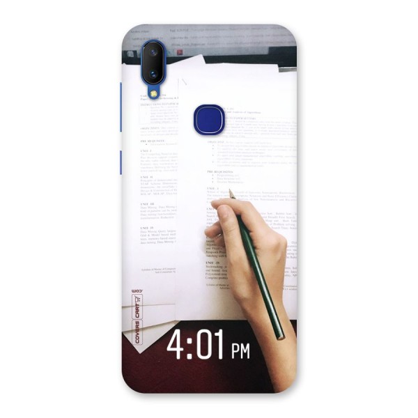 Exam Time Blues Back Case for Vivo V11