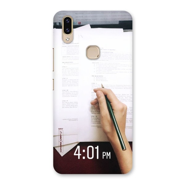 Exam Time Blues Back Case for Vivo V9