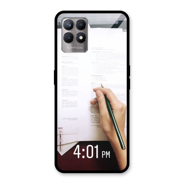 Exam Time Blues Glass Back Case for Realme 8i