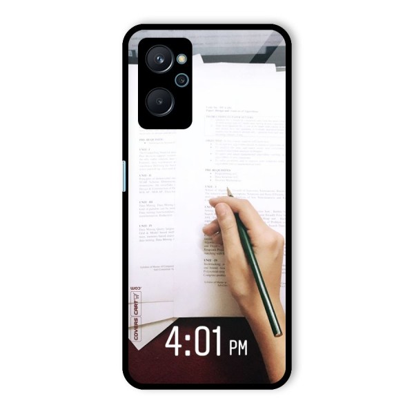 Exam Time Blues Glass Back Case for Realme 9i