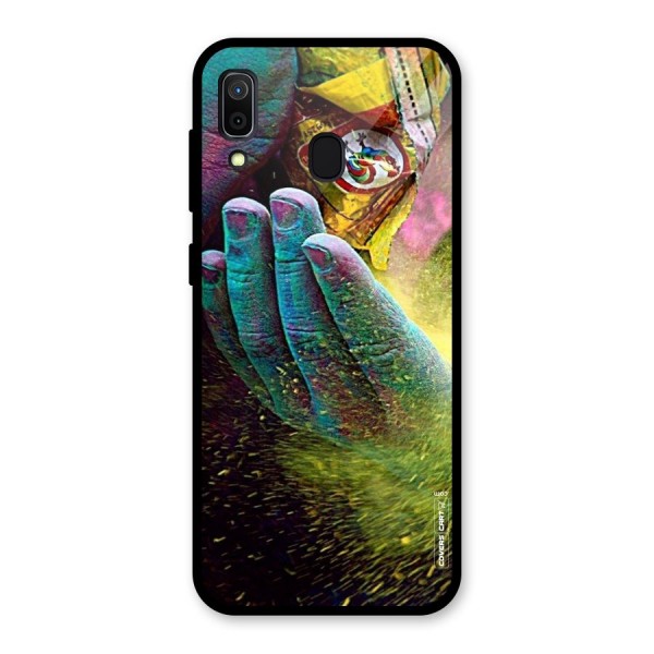 Exotic Colours Glass Back Case for Galaxy A30