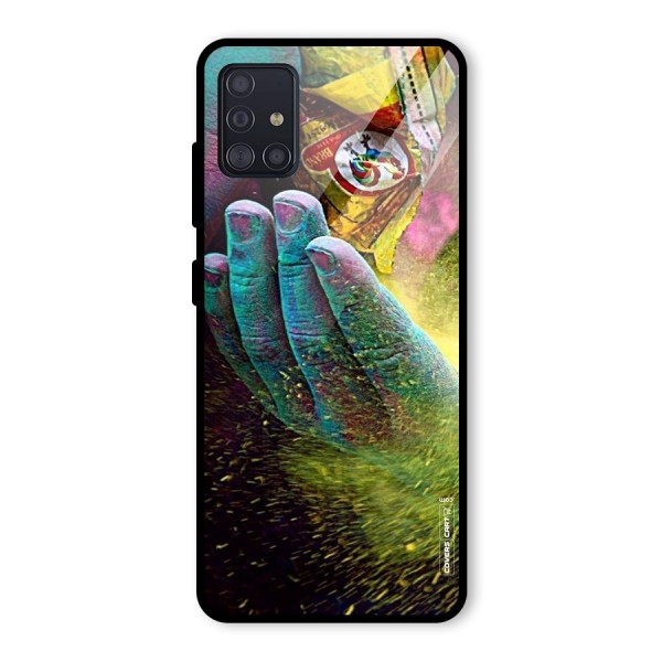 Exotic Colours Glass Back Case for Galaxy A51