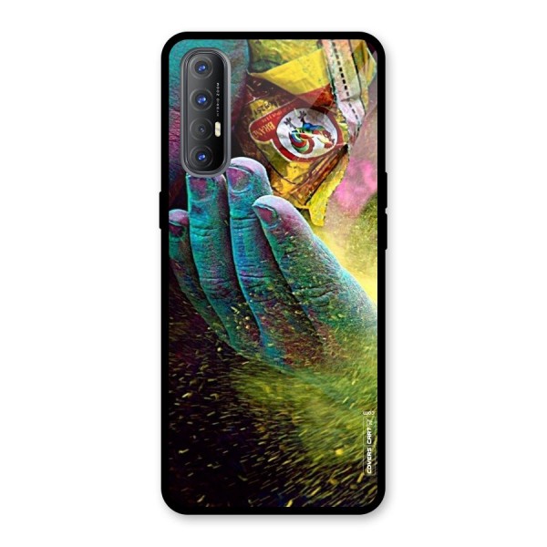 Exotic Colours Glass Back Case for Oppo Reno3 Pro