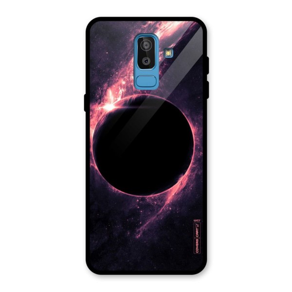 Exotic Design Glass Back Case for Galaxy J8