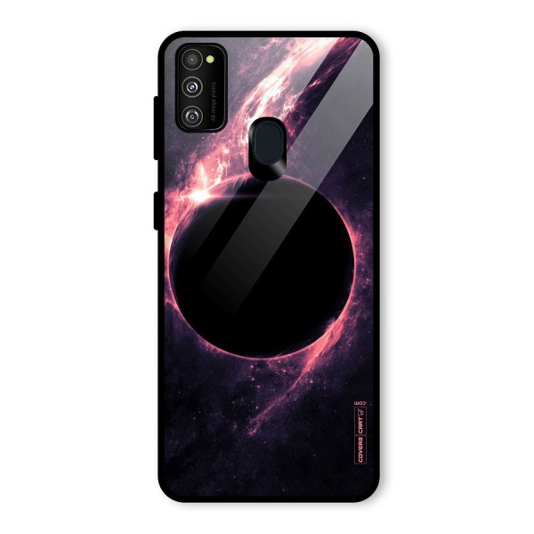 Exotic Design Glass Back Case for Galaxy M21