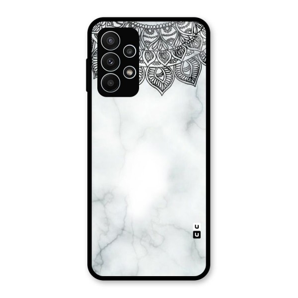 Exotic Marble Pattern Glass Back Case for Galaxy A23