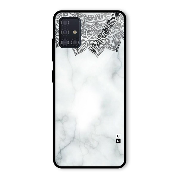 Exotic Marble Pattern Glass Back Case for Galaxy A51