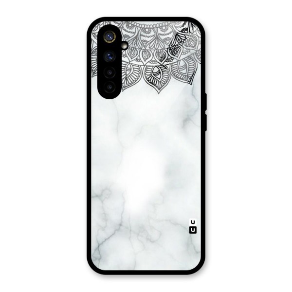 Exotic Marble Pattern Glass Back Case for Realme 6