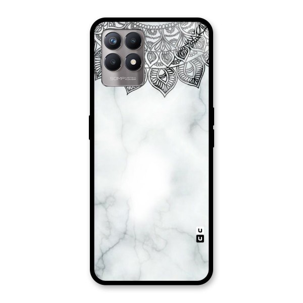 Exotic Marble Pattern Glass Back Case for Realme 8i